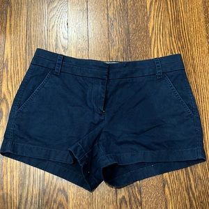 JCrew Navy 100% Cotton Chino Shorts sz 4